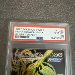 PSA 10 Pokemon Silver Tempest Full Art Rayquaza VMax TG29/TG30 GEM MINT! - Image 2