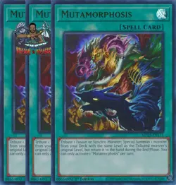 Yugioh! 3x Mutamorphosis MP25-EN171 Ultra Rare 1st Ed NM - Image 1