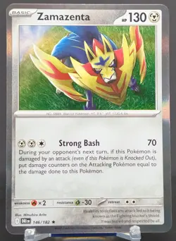 Pokemon Zamazenta 146/182 Destined Rivals Holo Rare English NM - Image 1