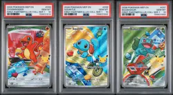 Charmander 038 + Squirtle 039 + Bulbasaur 037 - Pokemon First Partner PSA 10 #13 - Image 1