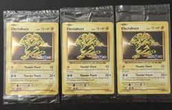 2016 POKEMON TOYS R US PROMO HOLO ELECTABUZZ X3 NM SEALED SET 💫 - Image 1