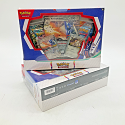 Lot of (2) Pokemon Reshiram & Archaludon EX Collection Box Bundle Target SEALED - Image 1