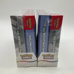 Lot of (2) Pokemon Reshiram & Archaludon EX Collection Box Bundle Target SEALED - Image 4