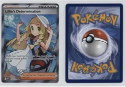 Lillie's Determination Ultra Rare Pokemon Mega Evolution MEG #169 - Image 3