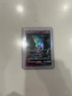 2017 Pokemon Sun & Moon Shining Legends Secret #78 Mewtwo GX - Image 3