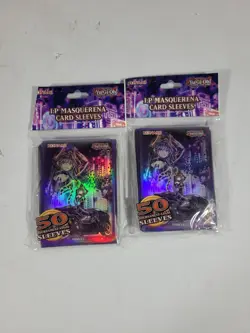 Lot Of 2 KONAMI OFFICIAL: YuGiOh 50 CARD SLEEVES Ships Free 83717855088 - Image 2