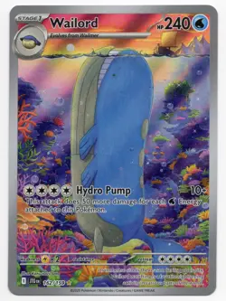 Wailord Journey Together 162/159 Special Illustration Rare 2025 Pokemon TCG NM - Image 3