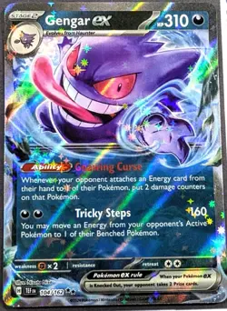 ✨Pokemon TCG Gengar EX 104/162 S&V: Temporal Forces Double Rare NM Condition✨ - Image 1