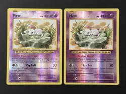 2016 POKEMON EVOLUTIONS REVERSE HOLO RARE LILY PAD MEW NM 🔮 - Image 1