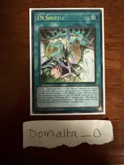 Yugioh EN Shuffle BLCR-EN008 1st Edition Secret Rare Near Mint - Image 1