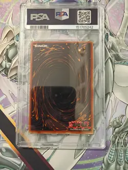 Yu-Gi-Oh Tri-Horned Dragon LOB-000 Secret Rare 1st Edition Glossy PSA - Image 2