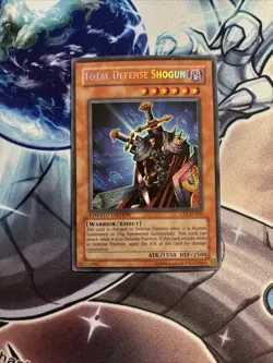 (STO) Yugioh Total Defense Shogun CT1-EN001 Secret Rare Limited Edition LP - Image 1