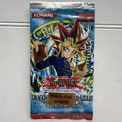 Yugioh Legend Of Blue Eyes LOB 1st Ed Booster Pack Spanish Factory Sealed - Image 1