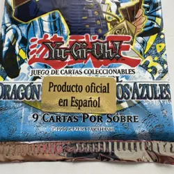 Yugioh Legend Of Blue Eyes LOB 1st Ed Booster Pack Spanish Factory Sealed - Image 3