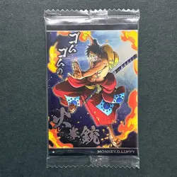S6537 Monkey D. Luffy No.7-01 Japanese One Piece Wafer Card Sealed YM11 - Image 1
