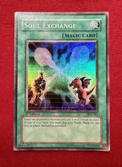 YuGiOh! Soul Exchange - SDY-041 - Super Rare - 1st Edition - 2002 Original Print - Image 1