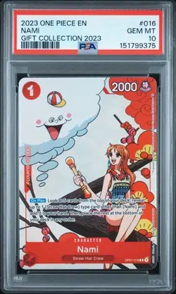 ONE PIECE NAMI 2023 GIFT COLLECTION 2023 #016 PSA 10 - Image 1
