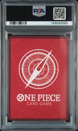 ONE PIECE MONKEY D. LUFFY 2024 ULTRA DECK ST13 #003 BLACK & WHITE ALT ART PSA 10 - Image 2