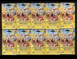 One Piece OP15 Kami’s Island Sleeved Booster Pack Lot of 10 Sealed TCG - Image 1