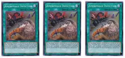 3x - Amorphage Infection - SHVI-EN063 - Super Rare - 1st Edition YuGiOh - Image 1