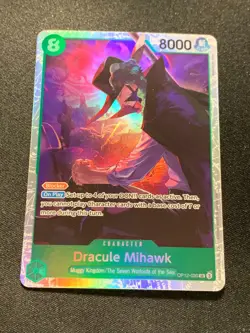 One Piece Card Game Legacy of the Master DRACULE MIHAWK SR OP12-030 ENGLISH CCG - Image 1