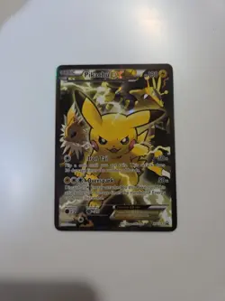 Pikachu EX XY124 Promo Card Pokemon Card LP - Image 1