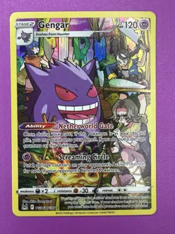 Gengar TG06/TG30 Swsh11: Lost Origin Trainer Gallery Holo Pokemon Card LP - Image 1