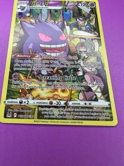Gengar TG06/TG30 Swsh11: Lost Origin Trainer Gallery Holo Pokemon Card LP - Image 2