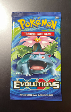 POKEMON XY EVOLUTIONS Sealed 10-Card BOOSTER PACK (Venusaur Art) - Image 1