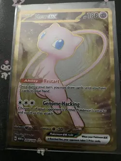 Pokemon Scarlet & Violet 151 UPC Promo - Mew ex Gold Metal Card 205/165 NM 6 - Image 1