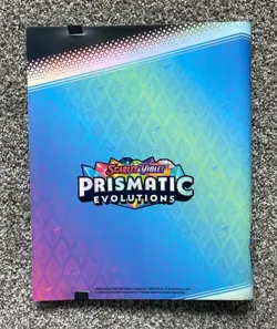 Pokemon Binder-Prismatic Evolutions-Binder ONLY-9 Pocket-360 Trading Card Slots - Image 2