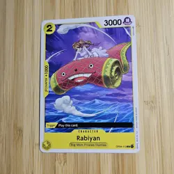 1P2 ONE PIECE Rabiyan Big Mom Pirates/Homies OP04-113 ENGLISH CARD GAME - Image 1