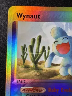 Wynaut 54/100 EX Sandstorm Pokemon Card Reverse Holo Foil Rare Near Mint - Image 3