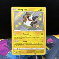 Morpeko SV044/SV122 Shining Fates Rare Shiny Holo Pokemon Card - Image 1