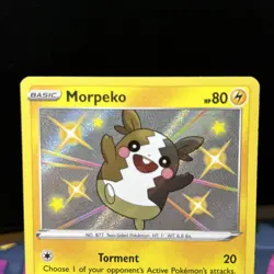 Morpeko SV044/SV122 Shining Fates Rare Shiny Holo Pokemon Card - Image 3