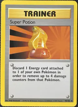 Super Potion 090/102 Base Set Regular - Pokemon Card - Image 1