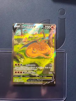 Pokemon TCG Charizard v SWSH260 Promo Card UPC - Image 1