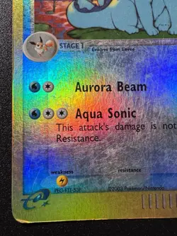 Vaporeon 25/100 EX Sandstorm Pokemon Card Reverse Holo Foil Rare HP - Image 5