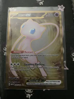 Pokemon Scarlet & Violet 151 UPC Promo - Mew ex Gold Metal Card 205/165 NM 1 - Image 1