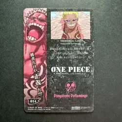 S2464 Doflamingo Memorial Log Japanese One Piece Card Bandai 2011 - Image 2