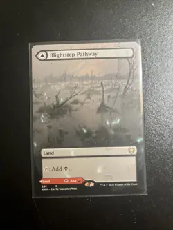 Blightstep Pathway Kaldheim Regular Card, Borderless, MTG NM Condition - Image 1