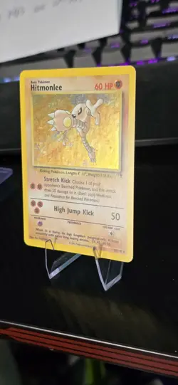 Hitmonlee Legendary Collection Holo Rare Pokemon Card 2002 WOTC Vintage LP - Image 2
