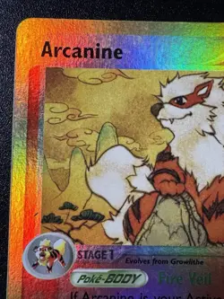 Arcanine 15/100 EX Sandstorm Pokemon Card Reverse Holo Foil Rare MP - Image 3