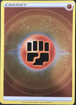 Fighting Energy (2022 Unnumbered) Swsh09: Brilliant Stars Holo - Pokemon Card - Image 1