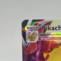 Pokemon Pikachu VMAX TG17/TG30 Gigantamax Holo English Card⚡ - Image 3