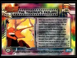 The Trainer's Failure #22 Topps The First Movie Trading Cards Pokemon - Image 2