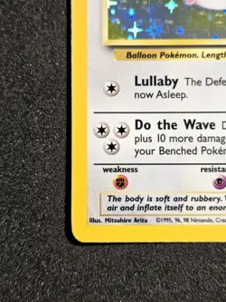 Wigglytuff 16/64 Jungle Pokemon Card Unlimited Holo Rare Moderately Played MP - Image 5