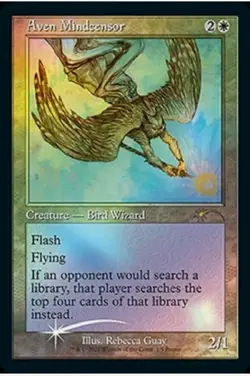 Aven Mindcensor FOIL Promo MTG FNM Friday Night RETRO MAGIC CARD - Image 1