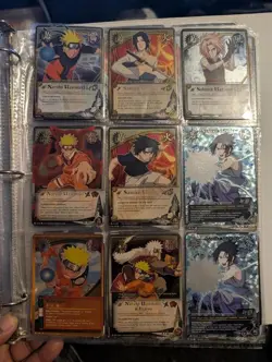 The Naruto Collectible Card Game lot (Naruto, Sasuke, Sakura, Jiraiya) - Image 1