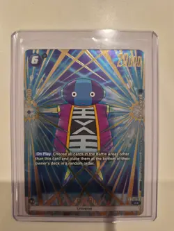 DBS Dragon Ball Fusion World FB02-049 Zen-Oh Championship Parallel ALT Card - Image 1